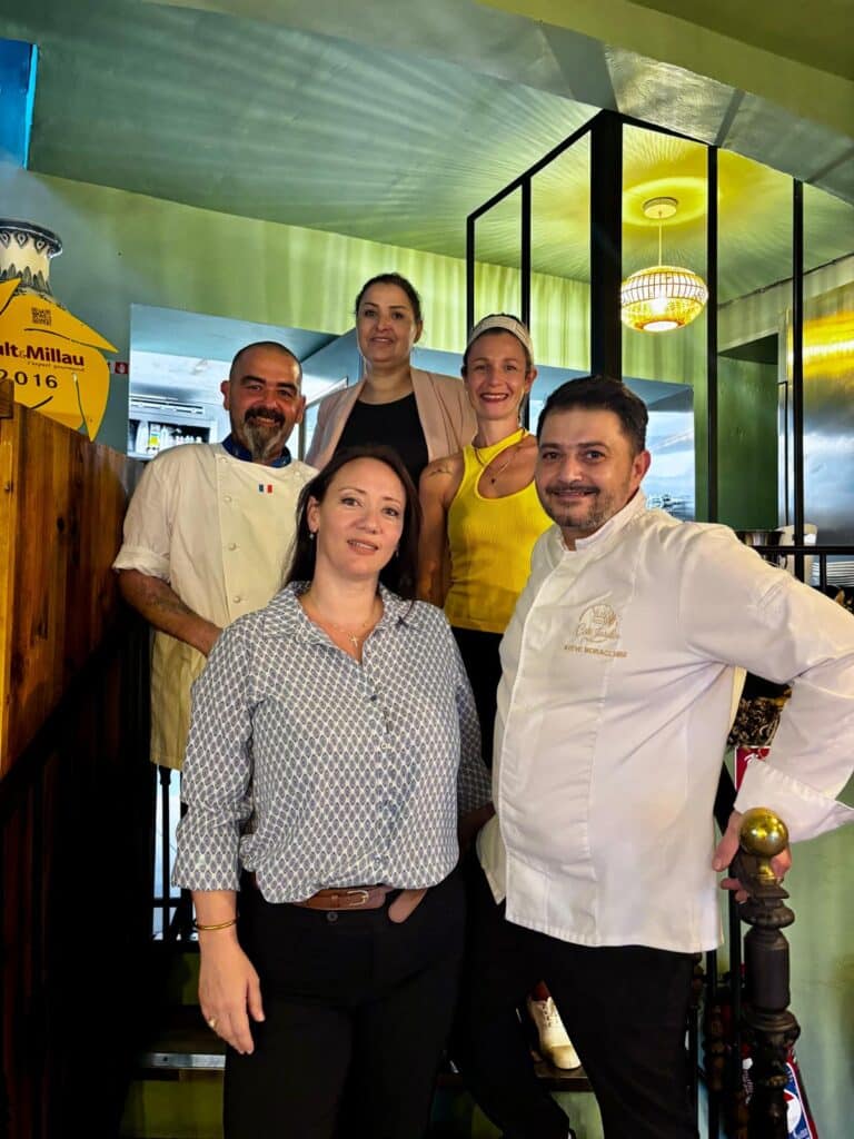 The restaurant team.